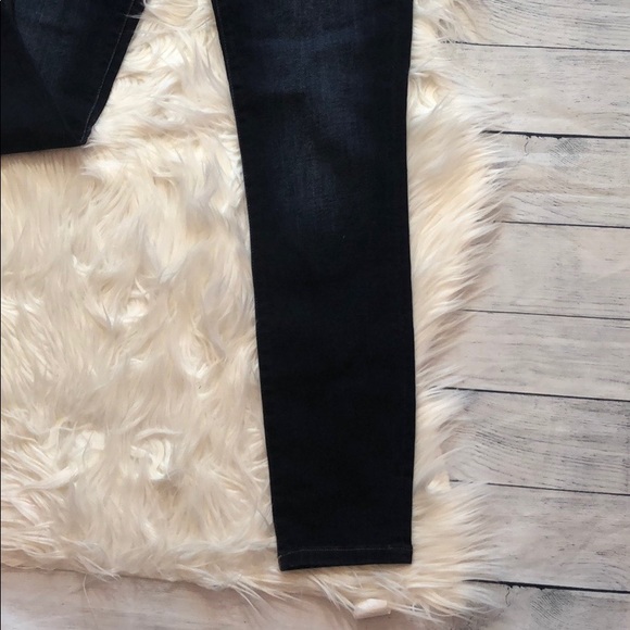 DL1961 Skinny Hi-Rise Dark Wash Jeans - Picture 6 of 7